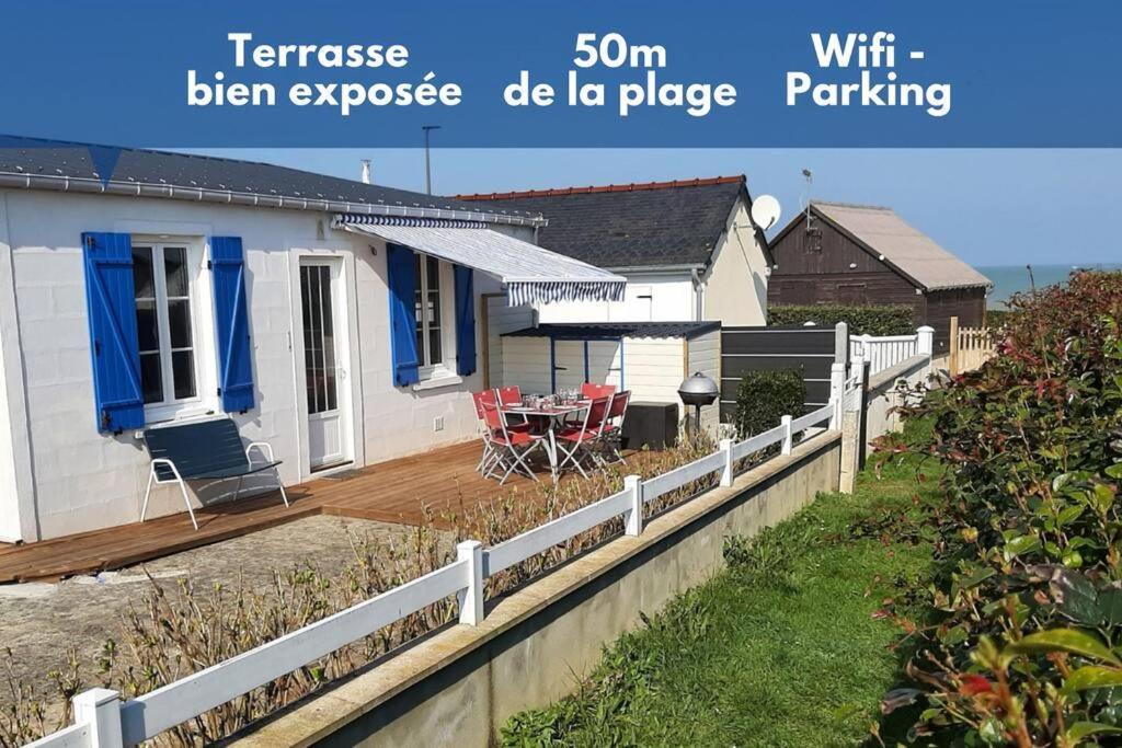 Les Heures Tranquilles - Vue Mer - 50M De La Plage Saint-Côme-de-Fresné エクステリア 写真